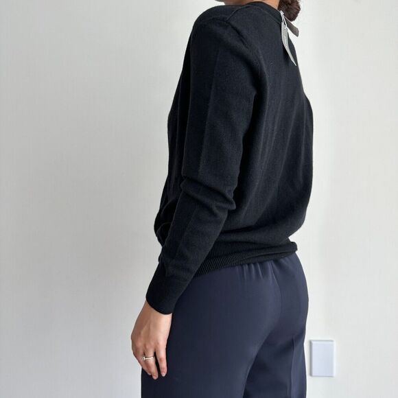 J McLaughlin Cashmere Sweater Top Womens Small Wrap V Neck Plunge‎ Pullover $348 - Picture 7 of 12